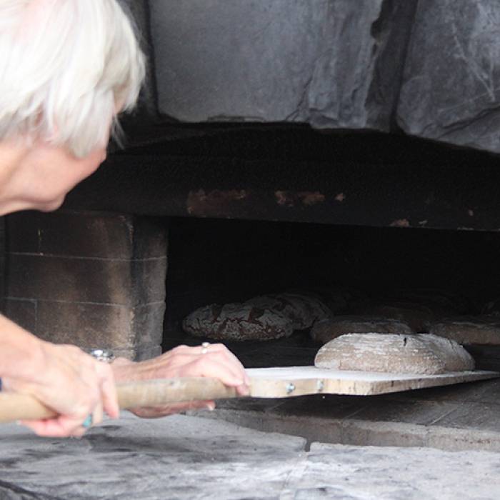Rustic loaf of bread